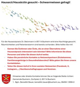 Praxisnachfolge – Hausarzt / Hausärztin gesucht